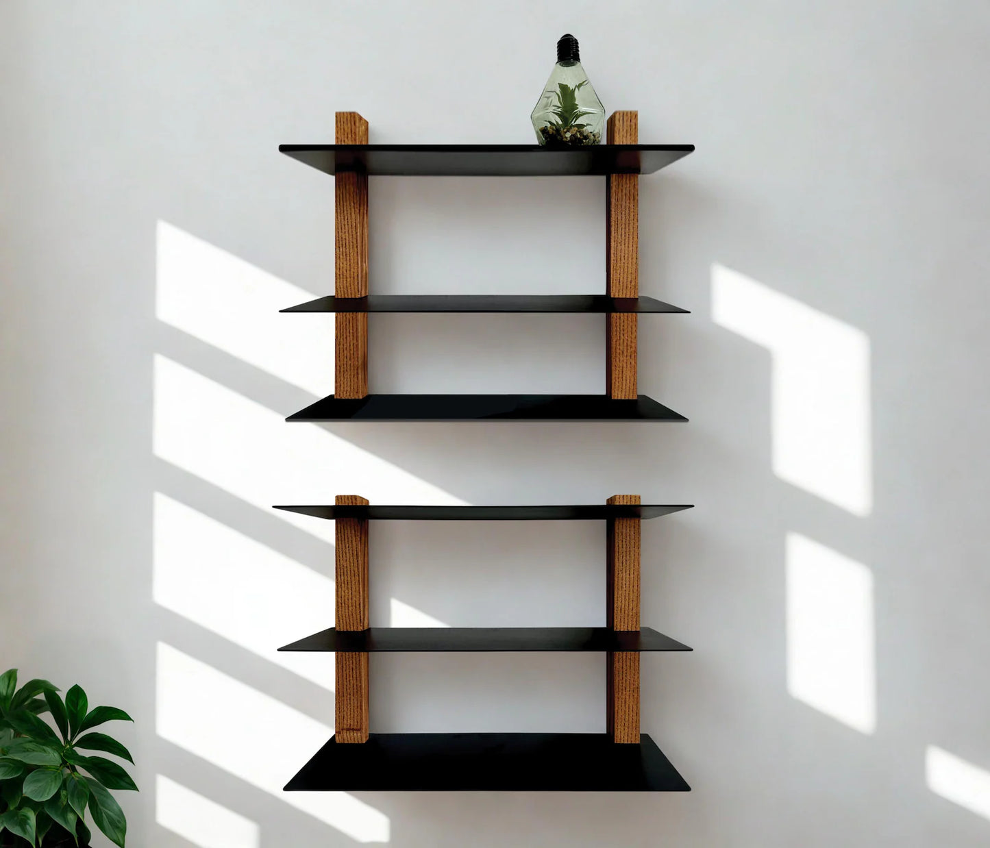 Modern wall book shelf