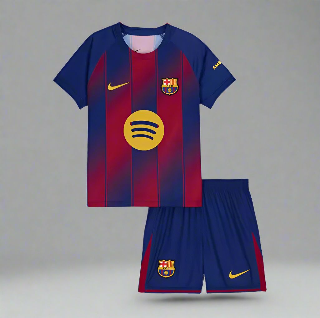 Barcelona 2025/26 Home Kids Kit