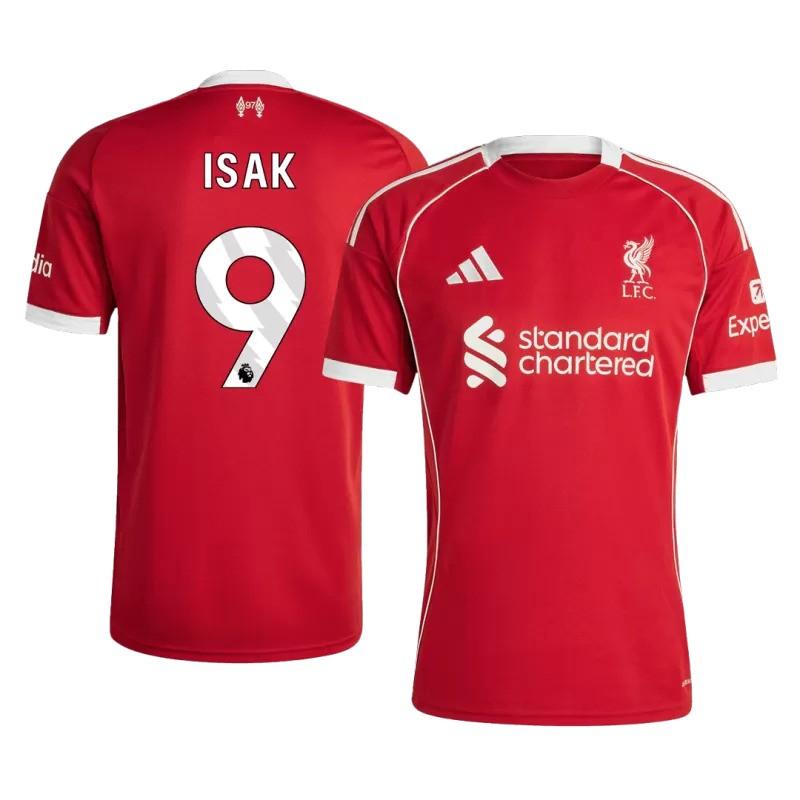 Liverpool 2025/26 ISAK 9 Home Jersey
