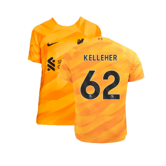 2023-2024 Liverpool Away Goalkeeper Shirt (Orange) - Kids (Kelleher 62)