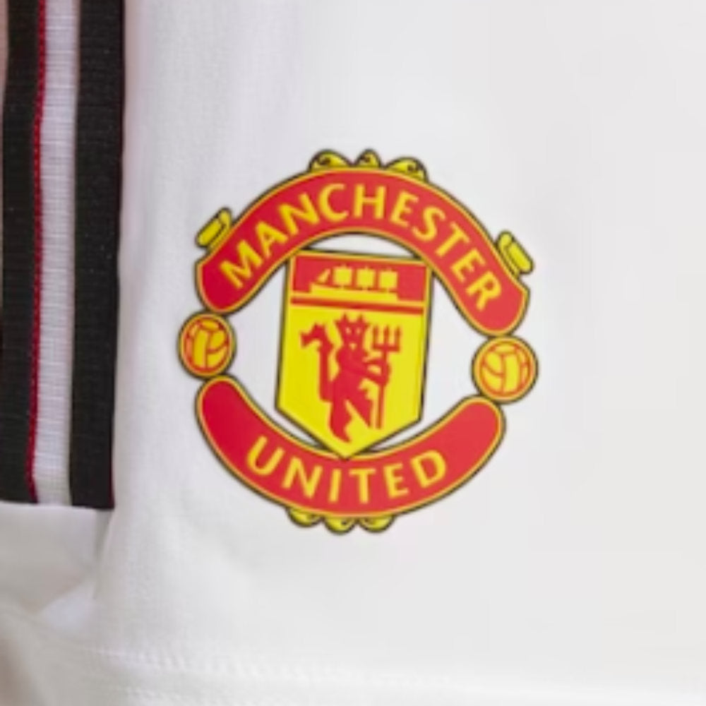 2023-2024 Man Utd Authentic Home Shorts (White)