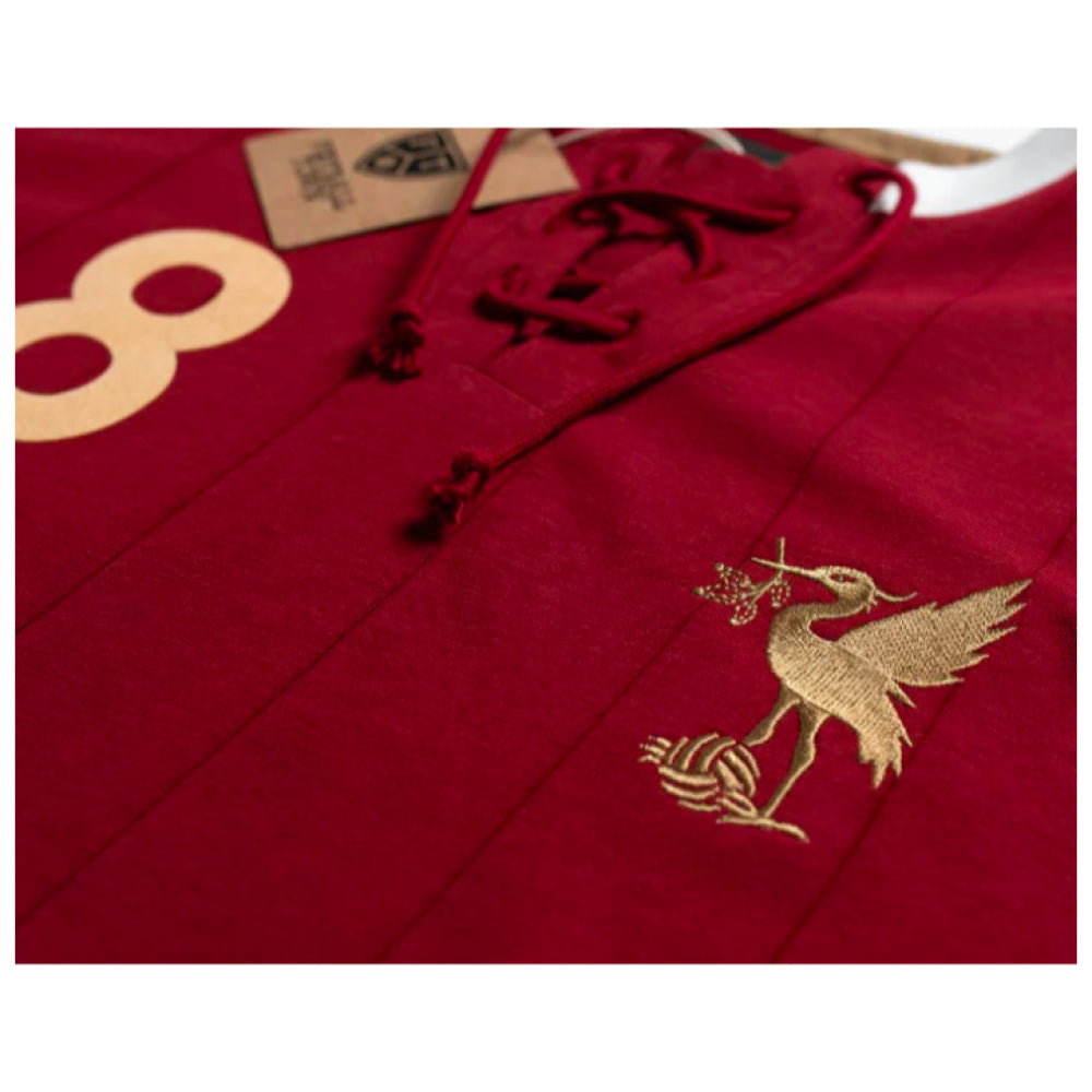 Liverpool Gerrard Retro Shirt with Laces The Bird