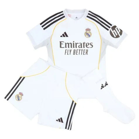 Real Madrid 2025/26 Home Kids Kit