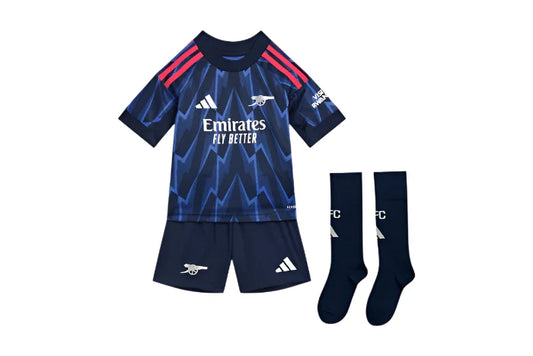 Arsenal 2025/26 Away Kids Kit