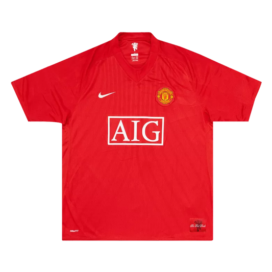 Retro Manchester United Home Jersey 2007/08-good