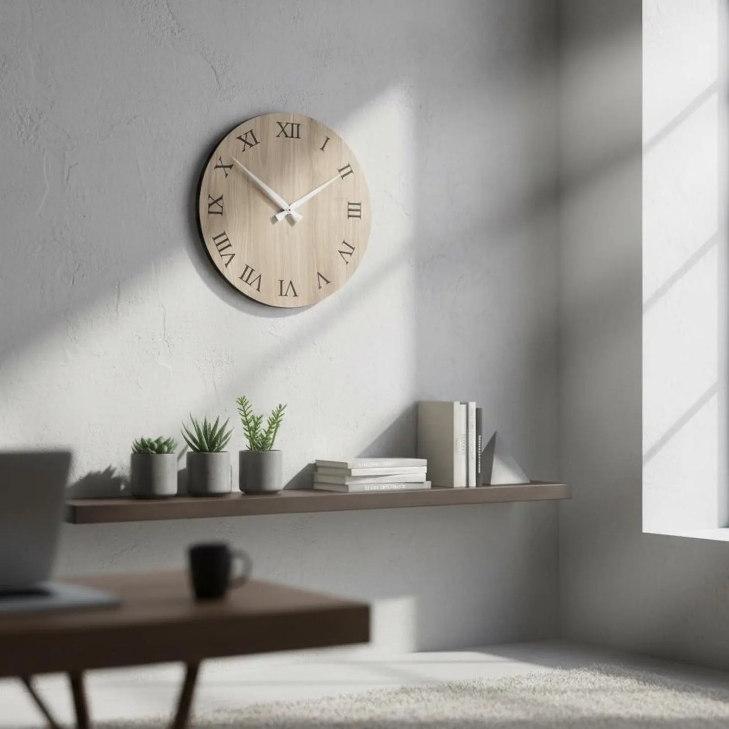 Wooden Wall Clock