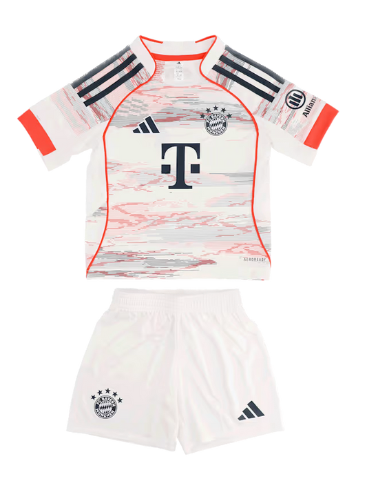 Bayern Munich 2025/26 Away Kids Kit
