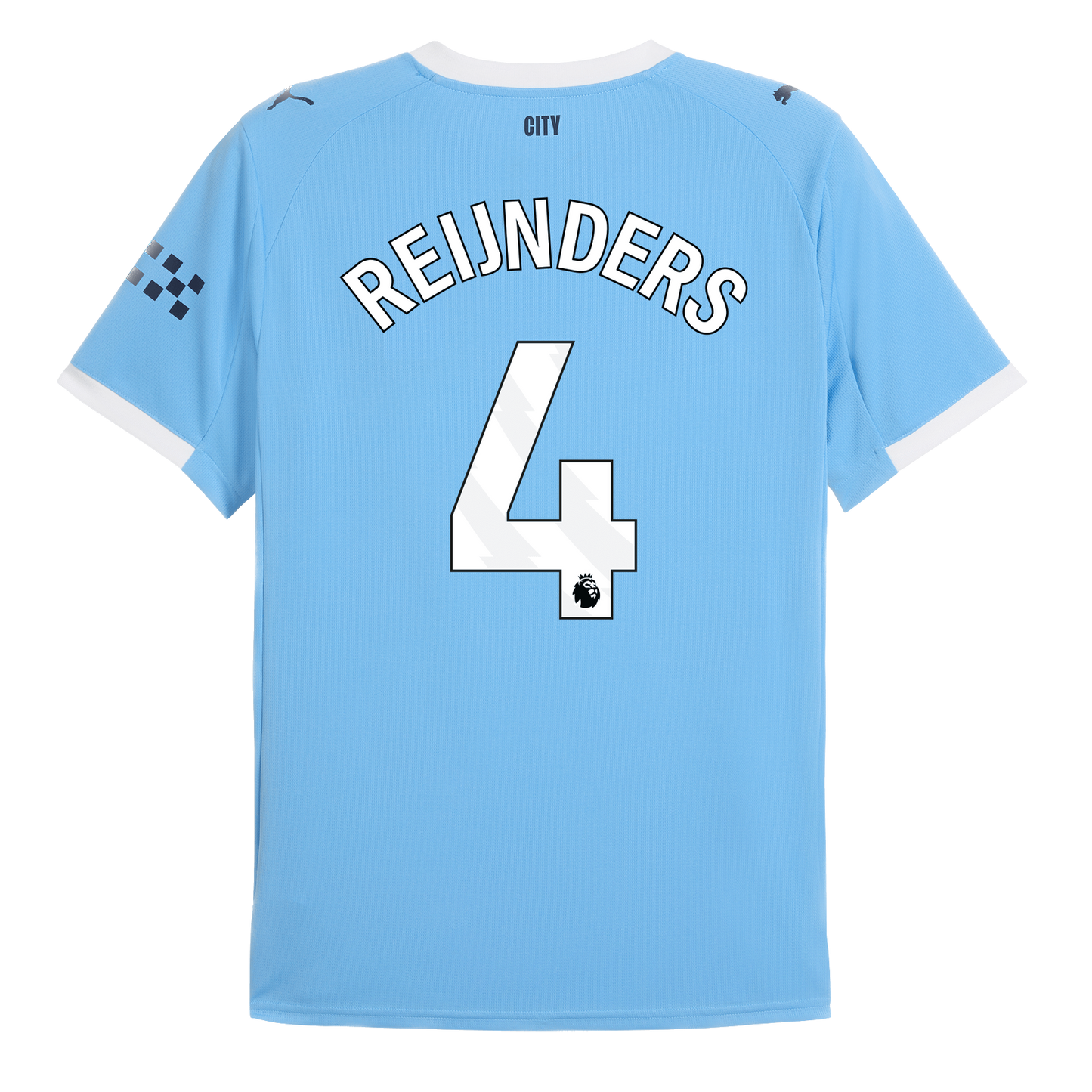 Man City 2025/26 Reijnders 4 Home Player Jersey
