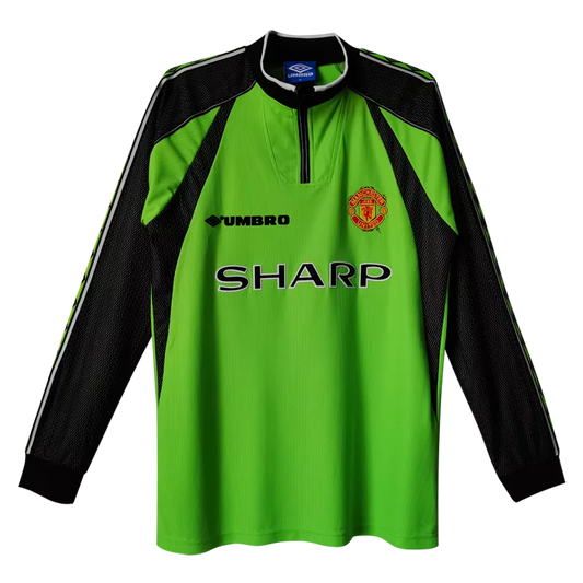 Retro Manchester United Goalkeeper Long Sleeve Jersey 1998/99-mint