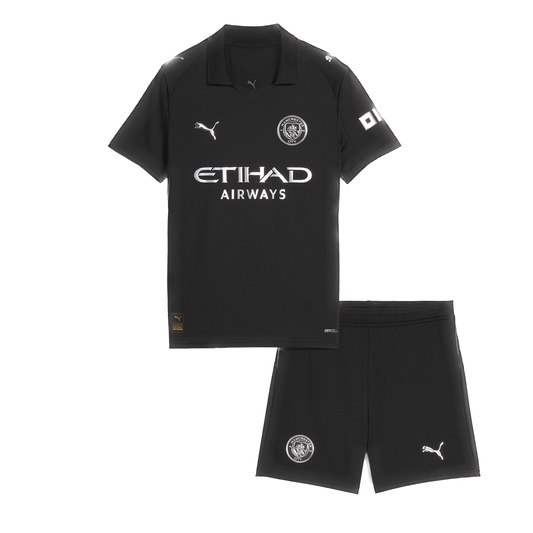 Man City 2025/26 Away Kids Kit