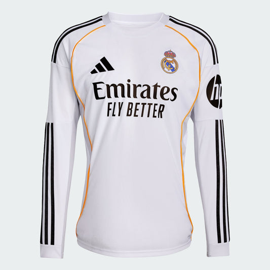 Real Madrid Home Jersey LS 2025/26