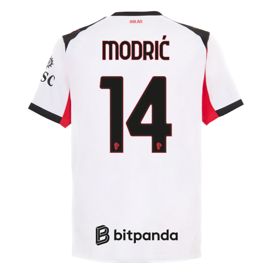 Ac Milan 2025/26 MODRIC 14 Away Jersey