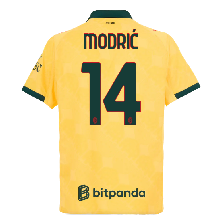 Ac Milan 2025/26 MODRIC 14 Third Jersey