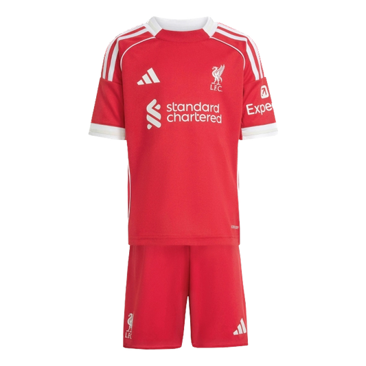 Liverpool 2025/26 Home Kids Kit