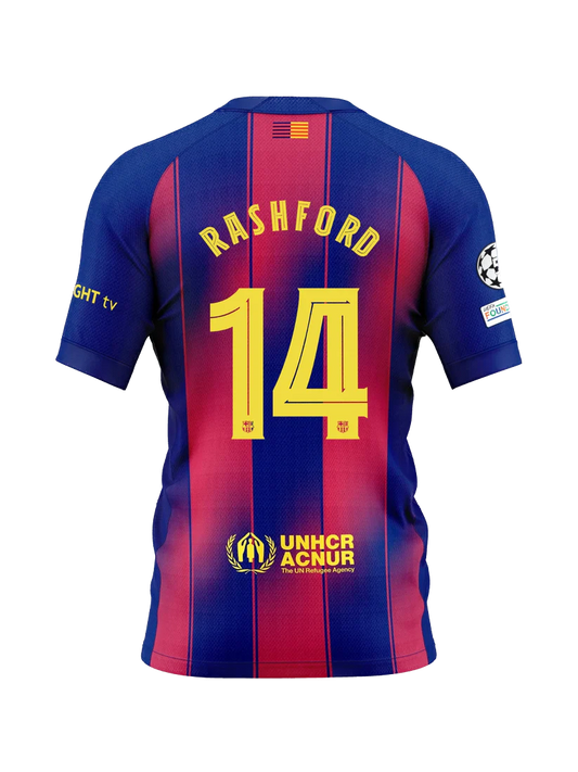Barcelona RASHFORD 14 2025/26 Home Player Jersey