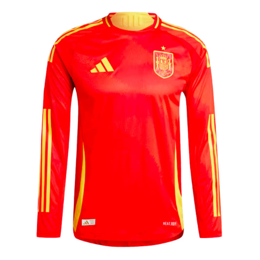 2024/25 Spain player Long Sleeve Home Shirt