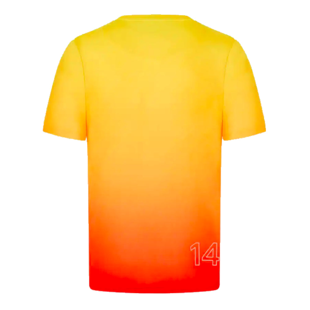 2024 Aston Martin Team Barcelona Alonso Graphic T-Shirt