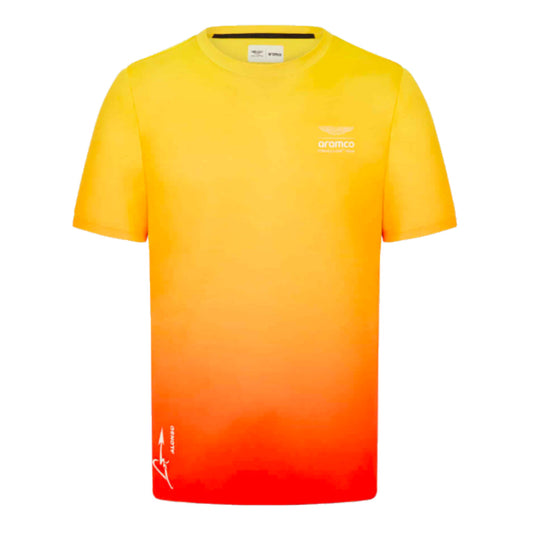 2024 Aston Martin Team Barcelona Alonso Graphic T-Shirt