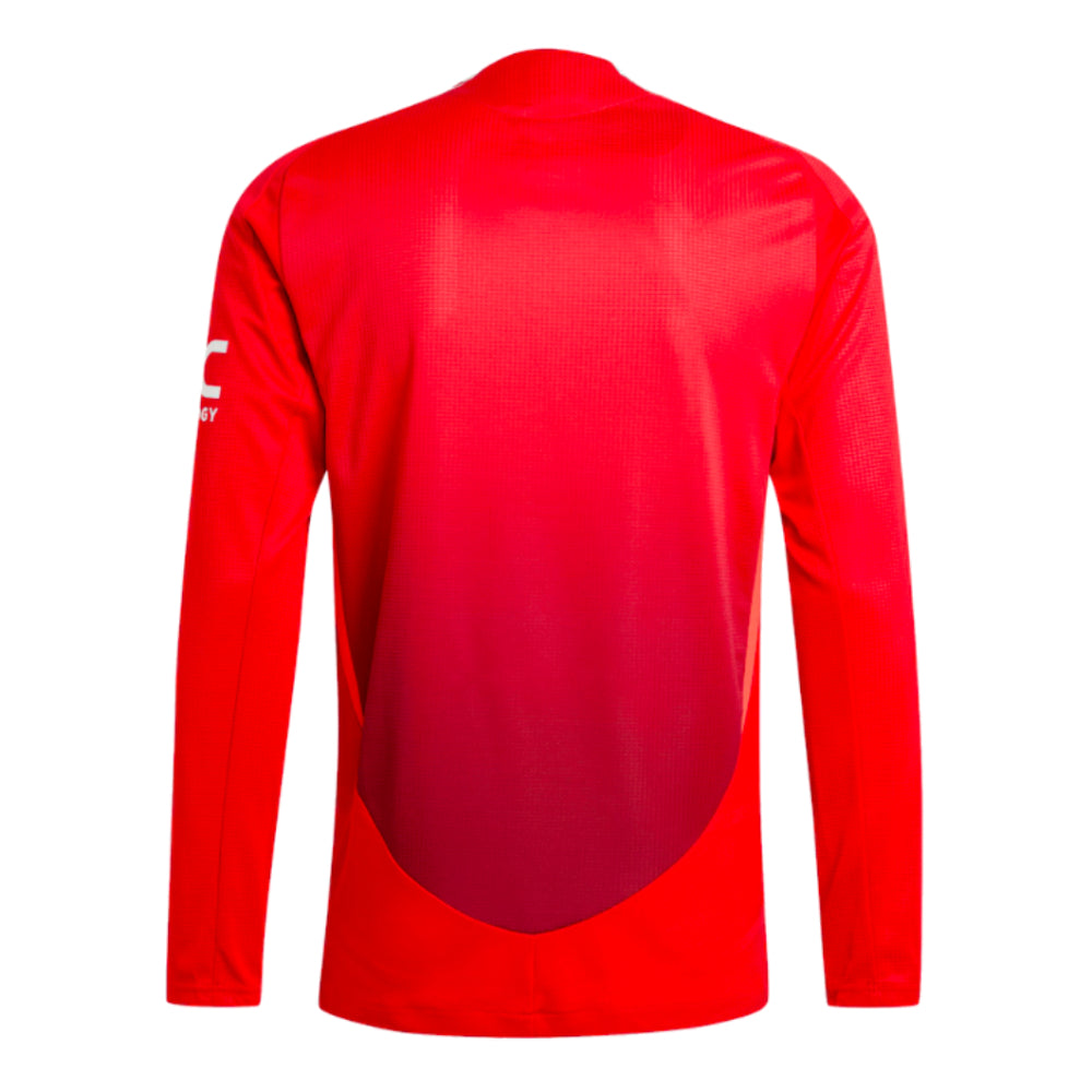 2024-2025 Man Utd Authentic Long Sleeve Home Shirt