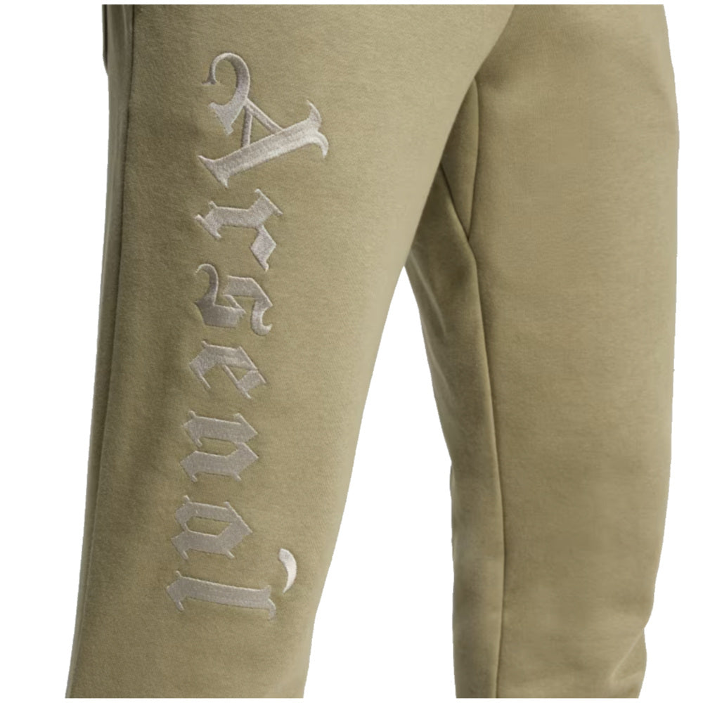 2024-2025 Arsenal Seasonal Fleece Tracksuit Bottoms (Orbit Green)