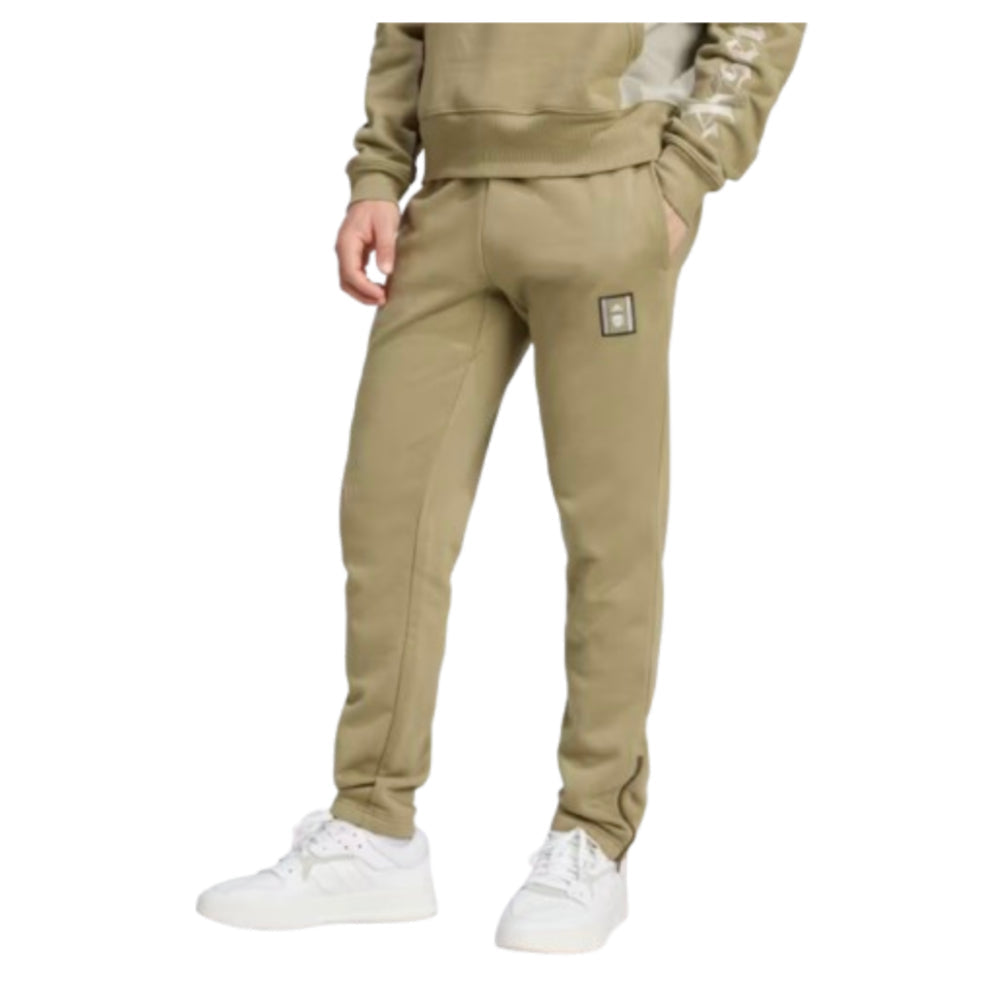 2024-2025 Arsenal Seasonal Fleece Tracksuit Bottoms (Orbit Green)